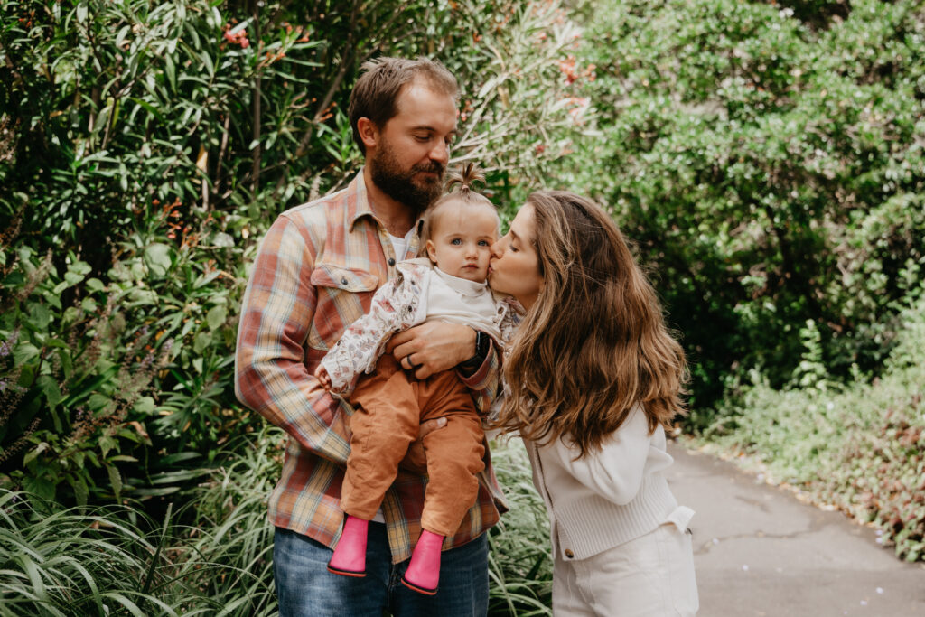 The Abbotsford Convent's grounds are lush and green, perfect for family photographs